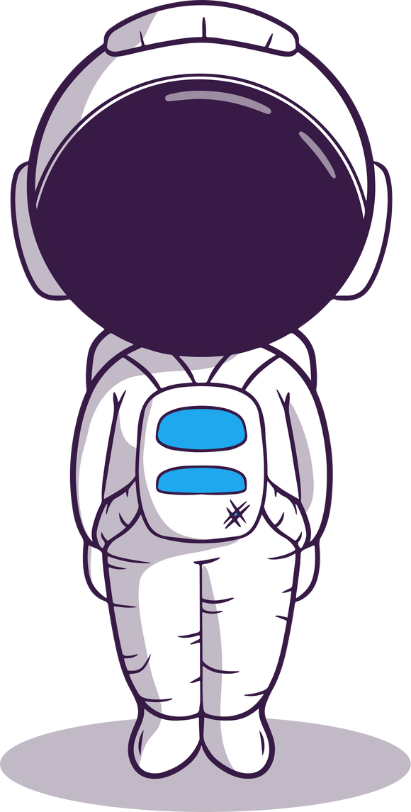 astronaut character standing